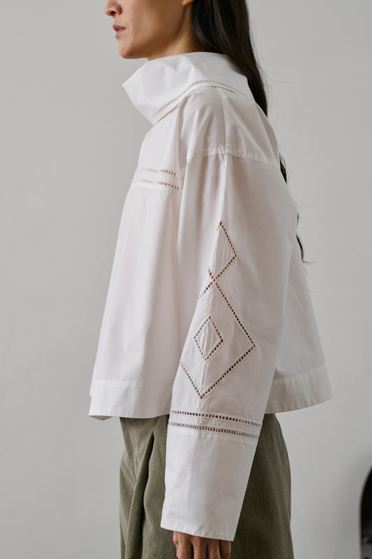 Chemise Guillemette - Blanc - Coton - Femme