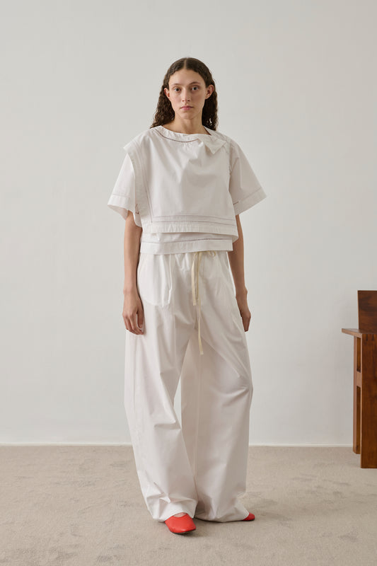 Blouse Irene - Blanc - Coton - Femme