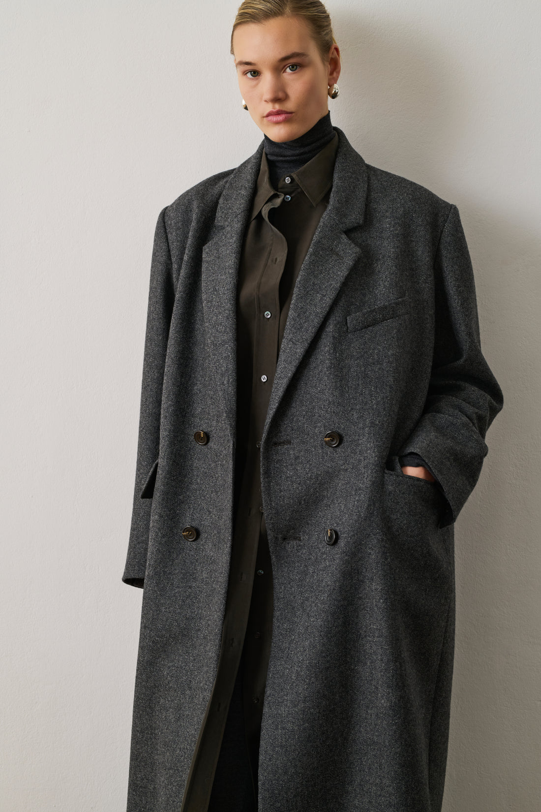 Manteau Coligny - Gris - Laine - Femme